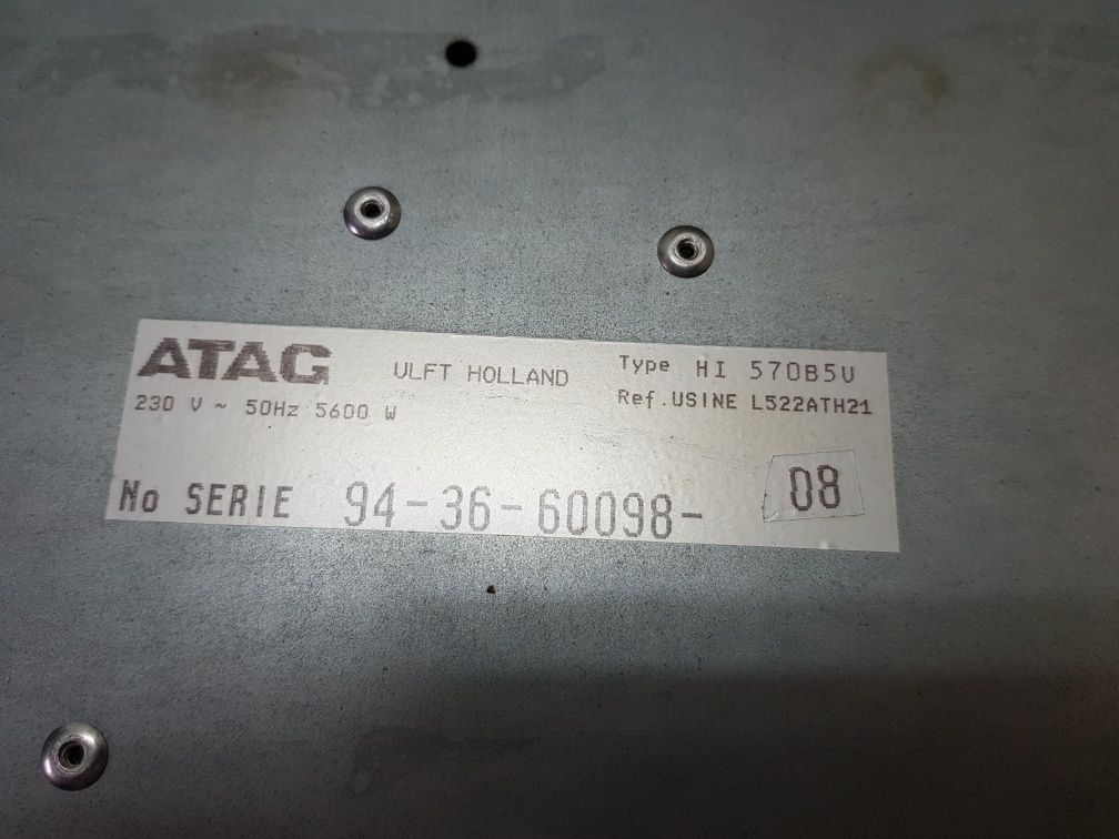Індукційна плита/индукционная плита Atag HI570b5V б/y Made in Holland!