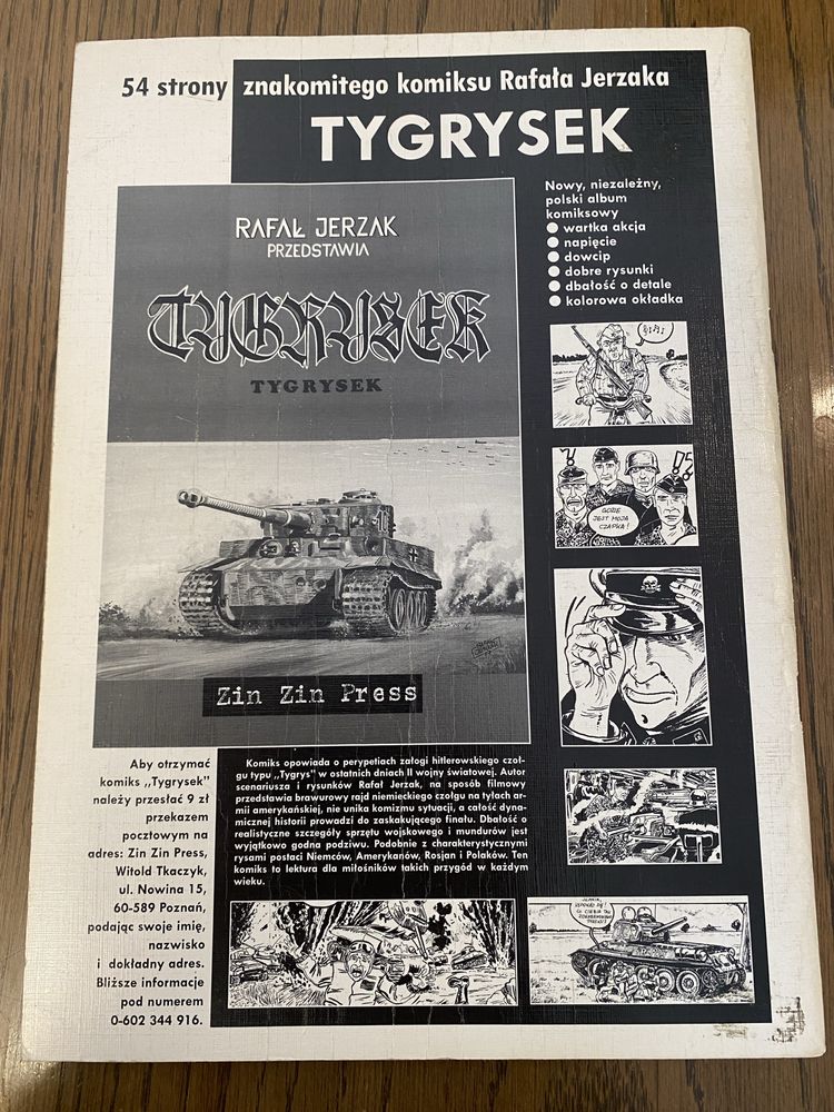 Unikat! Magazyn komiksów AQQ 1998 nr 16 ( 2/1998 ) komiks