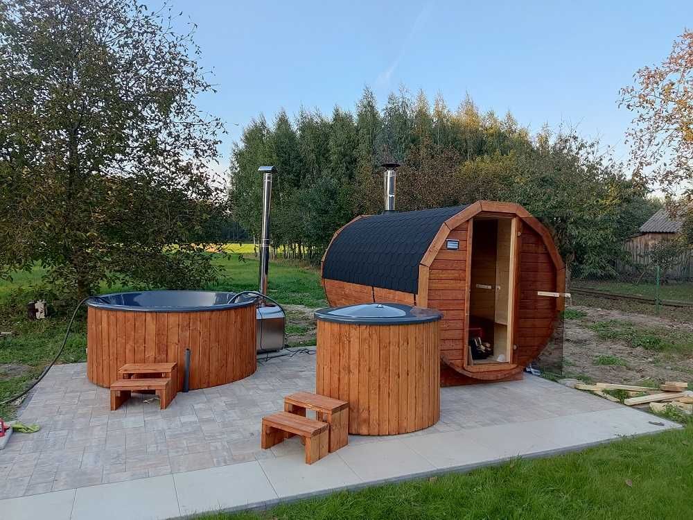 Sauna Ogrodowa 2x2 Samodzielny montaż BECZKA