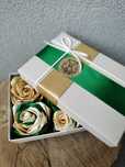 Flowerbox. Róże satynowe. Handmade