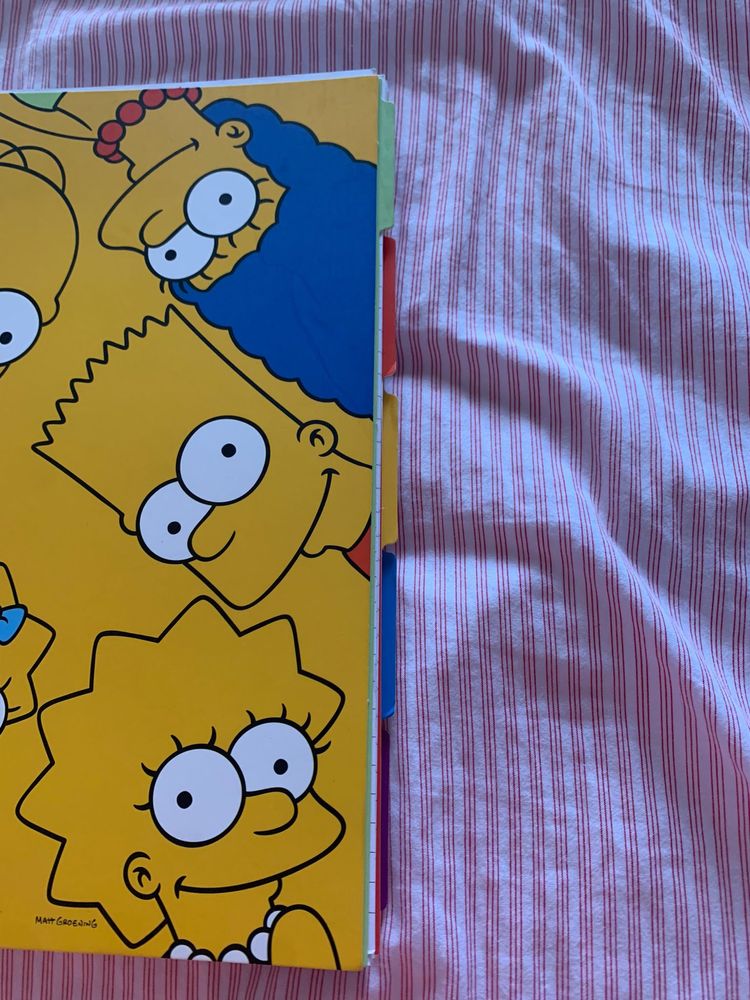 Caderno Simpsons novo
