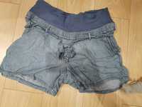 krótkie spodenki ciążowe jeansy H&M rozmiar L