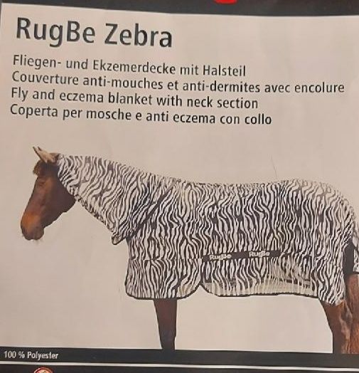 Derka Przeciw Owadom RugBe Zebra Covalliero rozm. 145