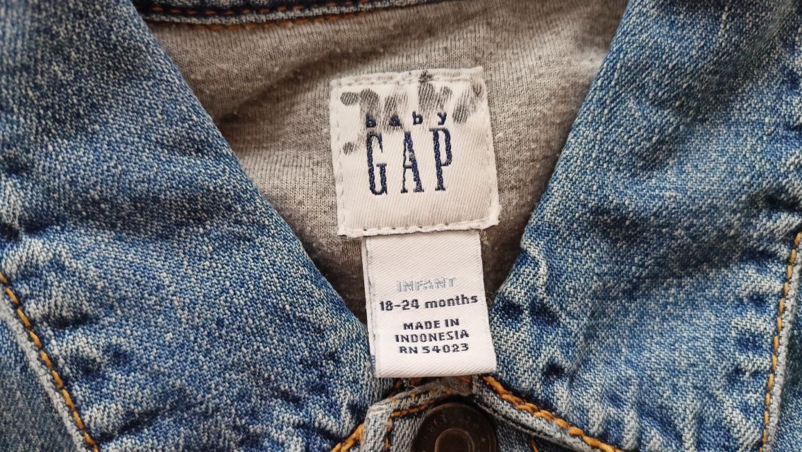 Bluza/kurtka cienka jeansowa BabyGAP 18-24 m. (86-92)