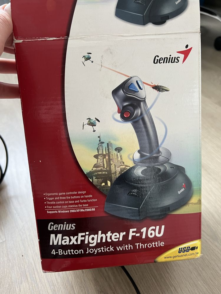 Джойстік Genius MaxFighter F-16U USB