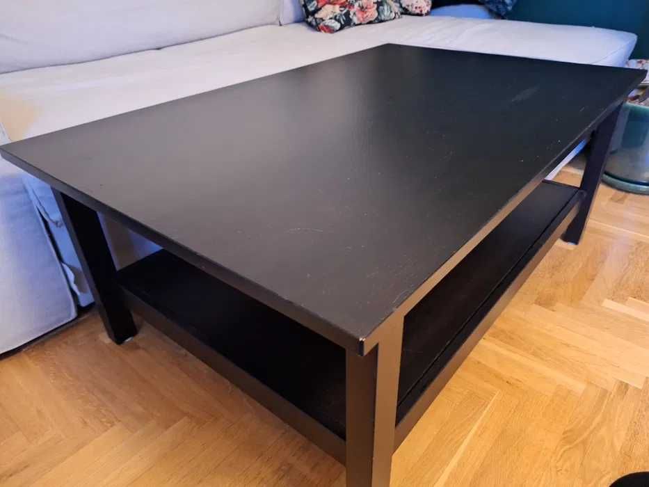 Stolik kawowy IKEA Hemnes biały/szary/czarny r.118x75x46cm-dostawa gr