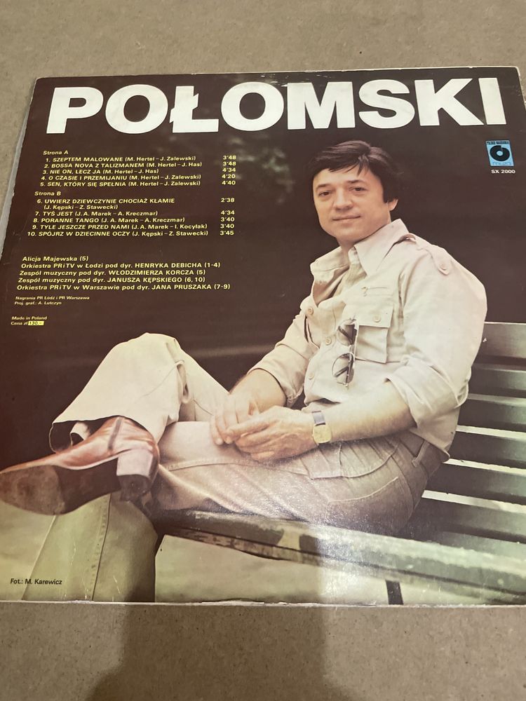 Polomski szeptem malowane płyta winylowa lp sprawna