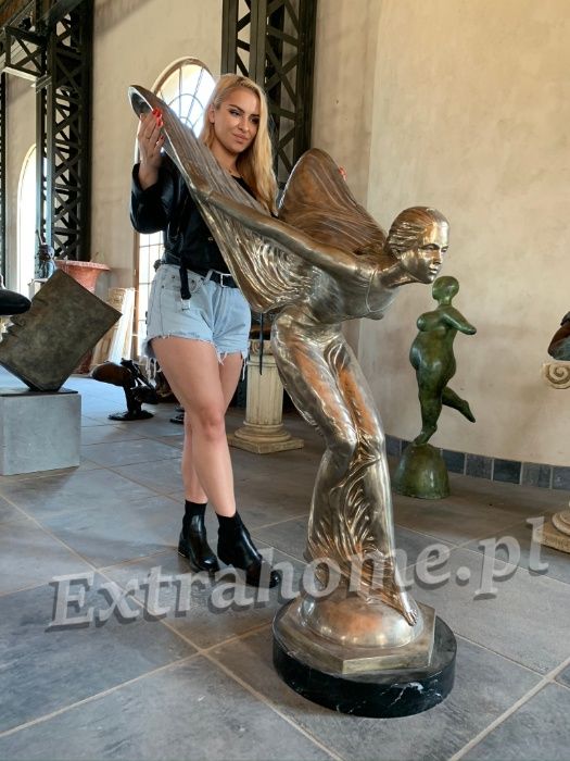 "ROLLS-ROYCE" Spirit of Ecstasy H80cm Prestiż Rzeźba Latająca Kobieta