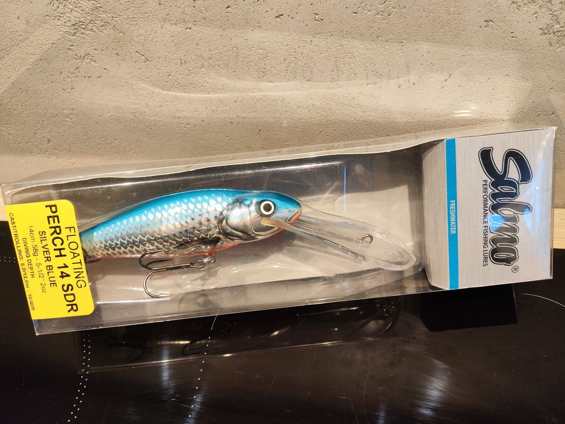 Wobler Salmo Perch 14 SDR w kolorze Silver Blue