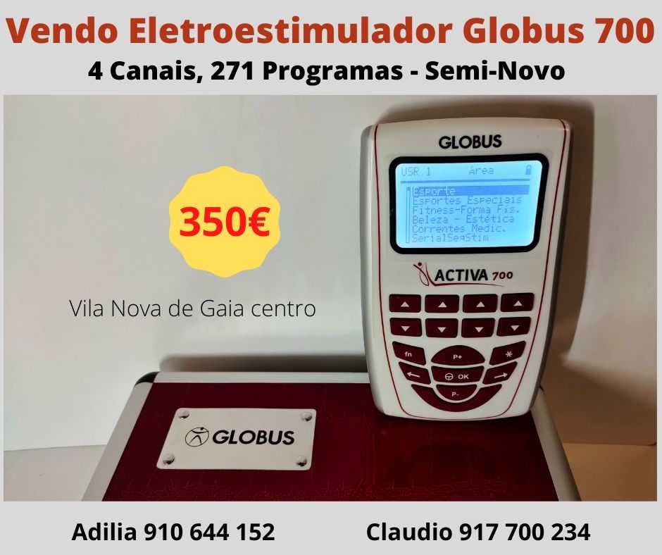 Vendo Eletroestimulador Globus 700 Semi-Novo na embalagem
