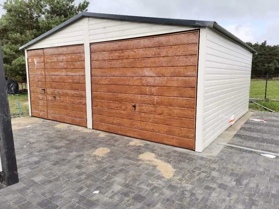 ORZECH / Profil /Garaż Blaszany /Brama ORZECH / Dwuspadowy – Maj-Blach