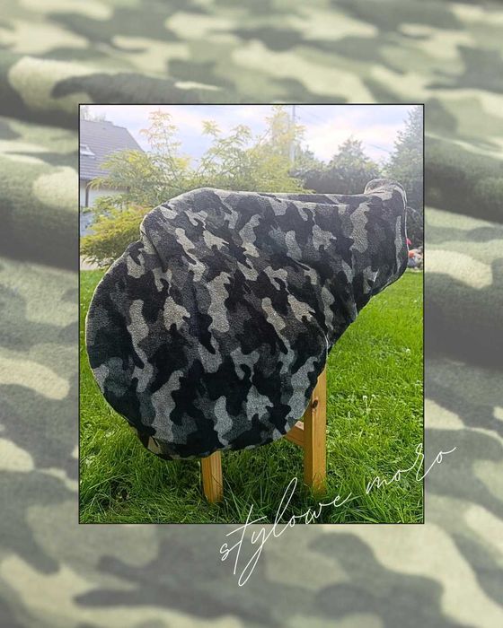 Pokrowce na siodła, strzemiona i kaski