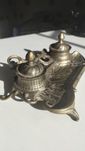 Антикварная чернильница, бронза, Франция