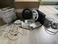 Nintendo wii z 2 padami i grami
