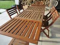 Applaro meble ogrodowe, stół + 6 krzeseł
