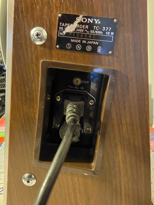 Magnetofon szpulowy SONY TC 377 SERWIS
