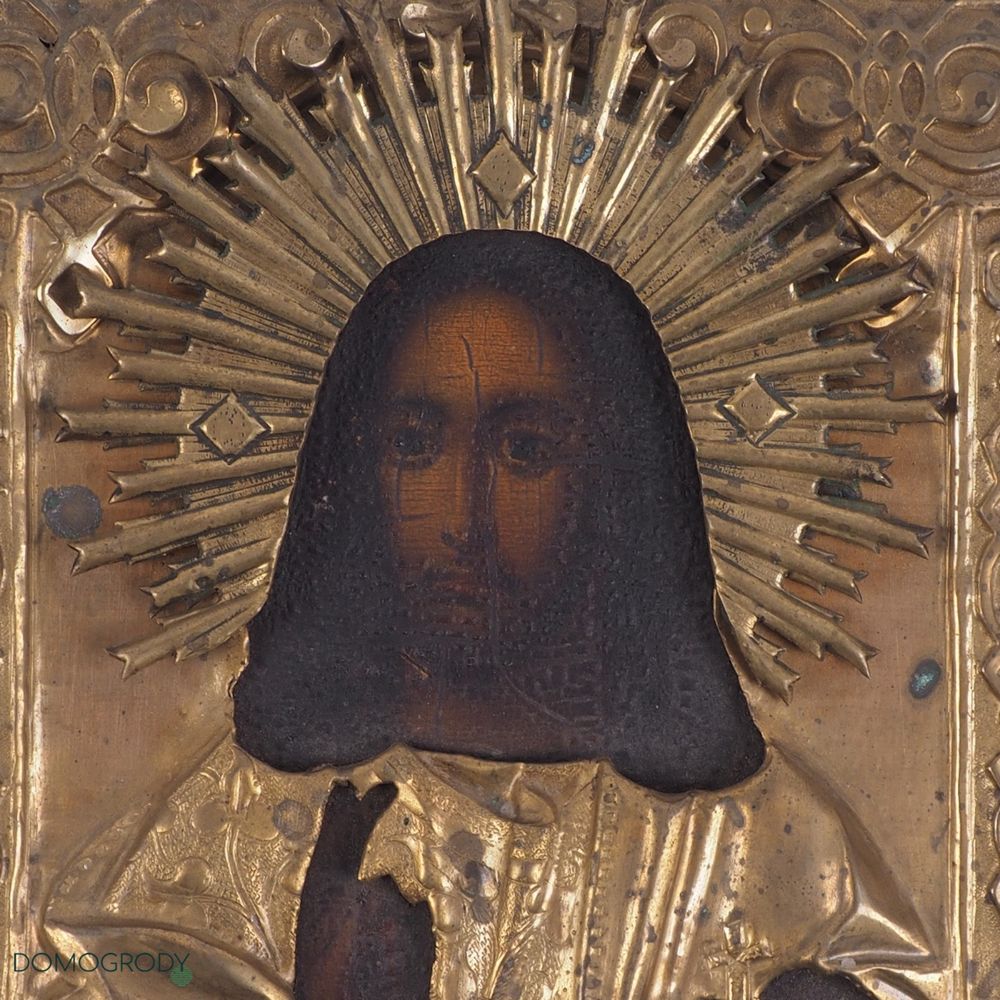 Stara ikona „Jezus Chrystus”, przełom XIX/XX w.