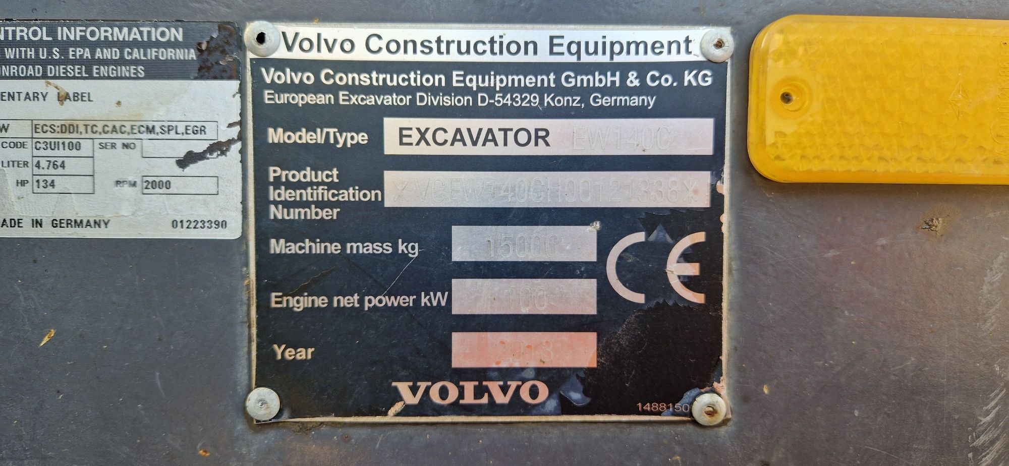 Koparka kołowa Volvo EW 140 C