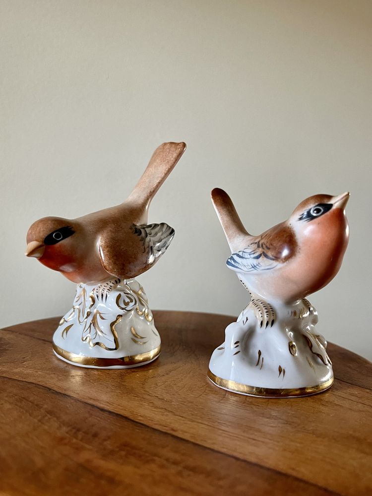 Artibus Pássaros Figuras Porcelana