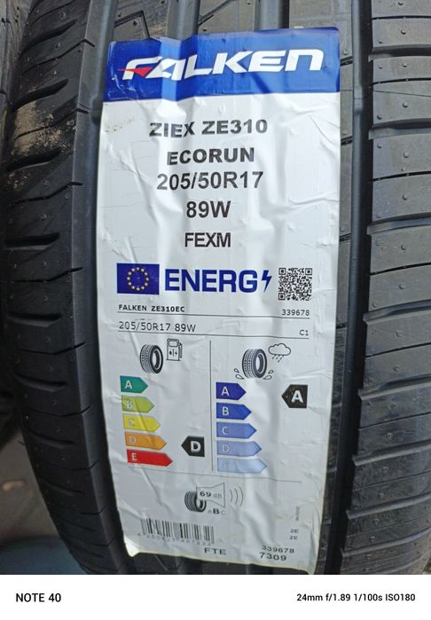 Nowe opony letnie Falken 205/50/17 RSC 21r
