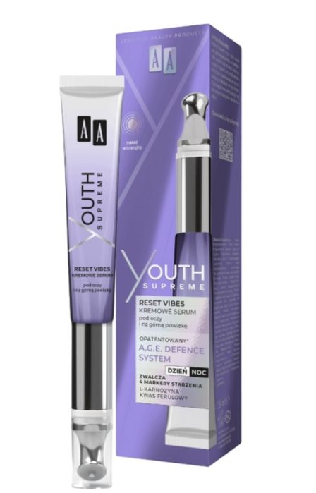 AA Youth Supreme krem pod oczy i na powiekę  z masażerem 15 ml