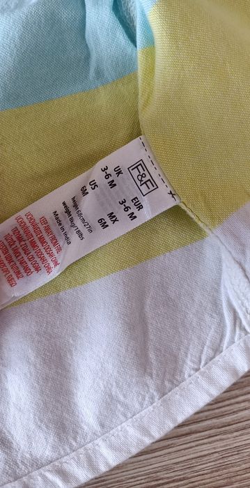 F&F Koszula dla chłopczyka, r. 68, 3-6 miesięcy