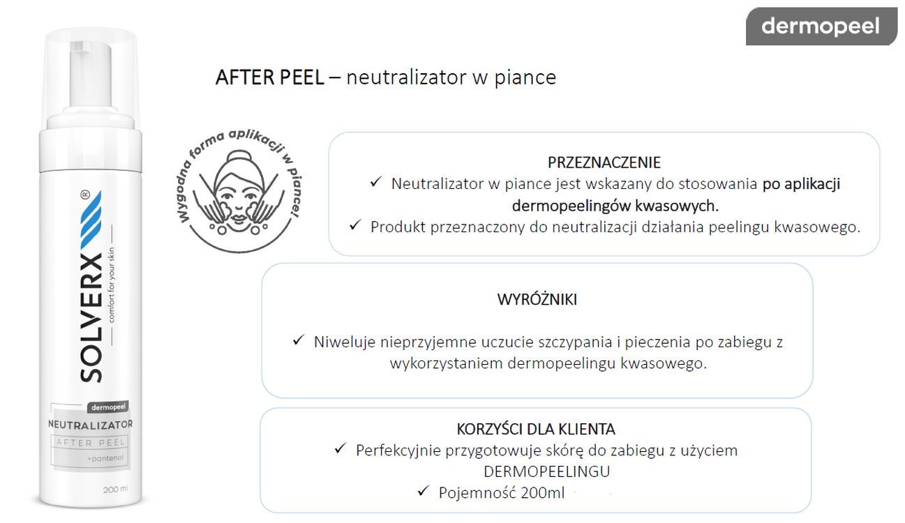 Solverx Dermopeel Neutralizator kwasów do twarzy