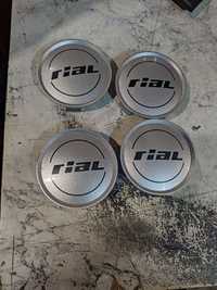 Ковпачки на диски Rial N12 срібло (оригінал)