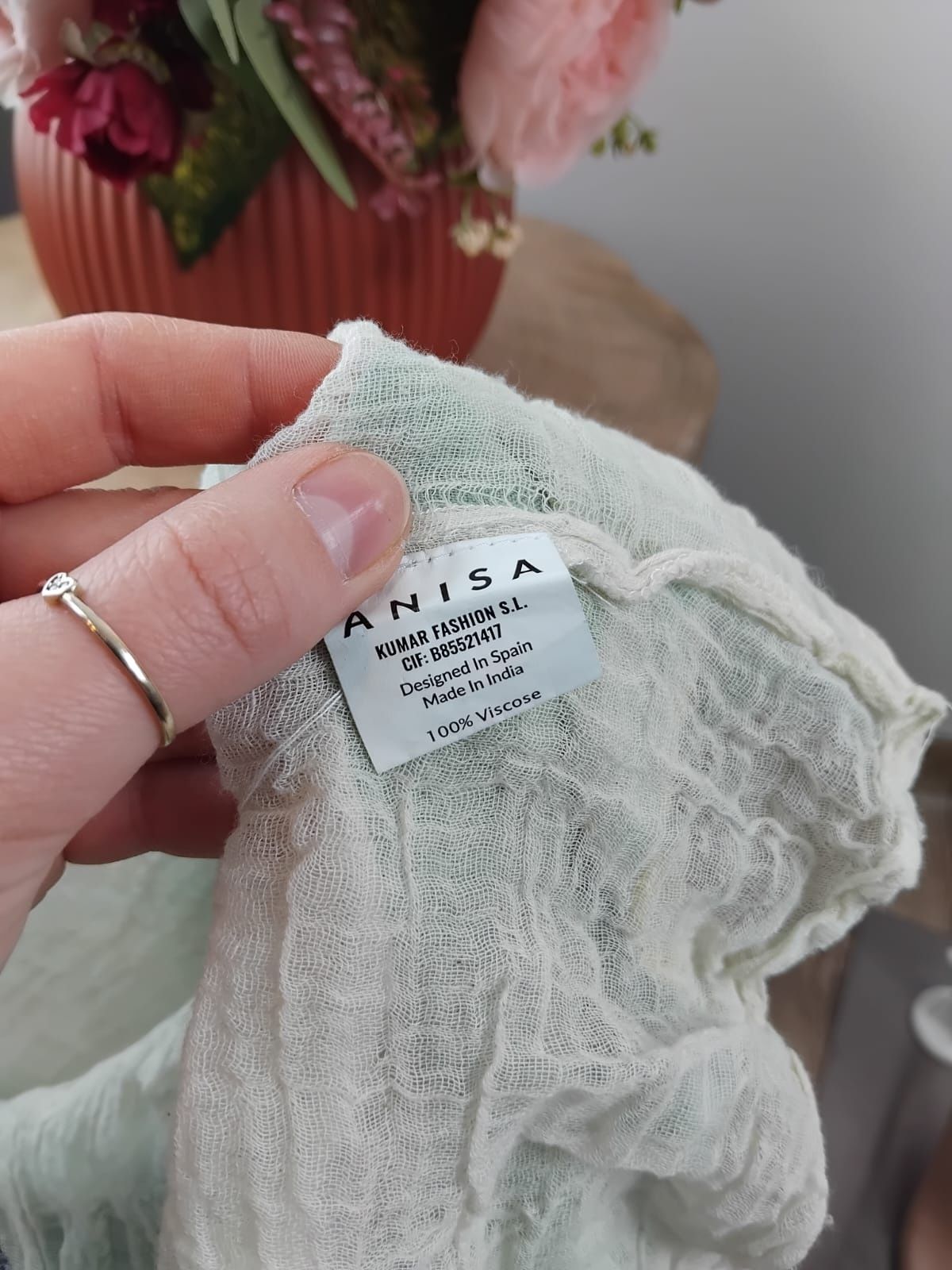 Wiskozowa sukienka vintage hiszpańska premium ANISA baby doll falbany