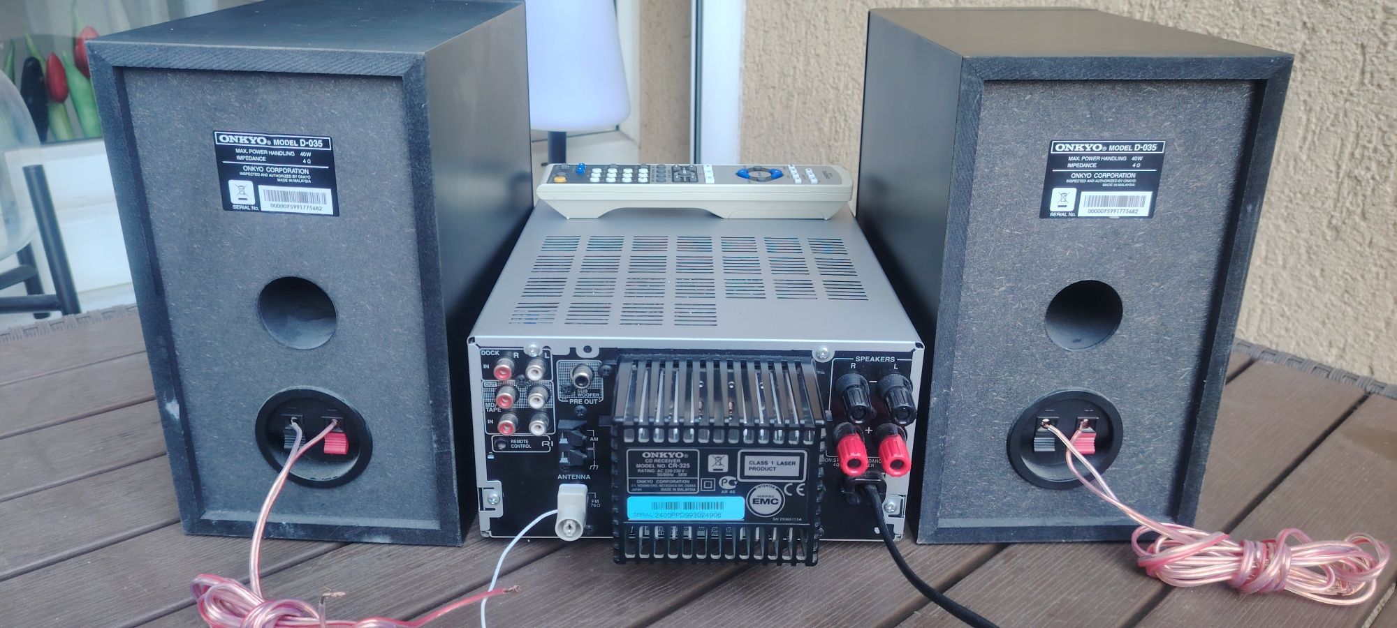 Wieża onkyo CR 325 z pilotem
