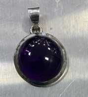 Pendentes em prata e Ametista