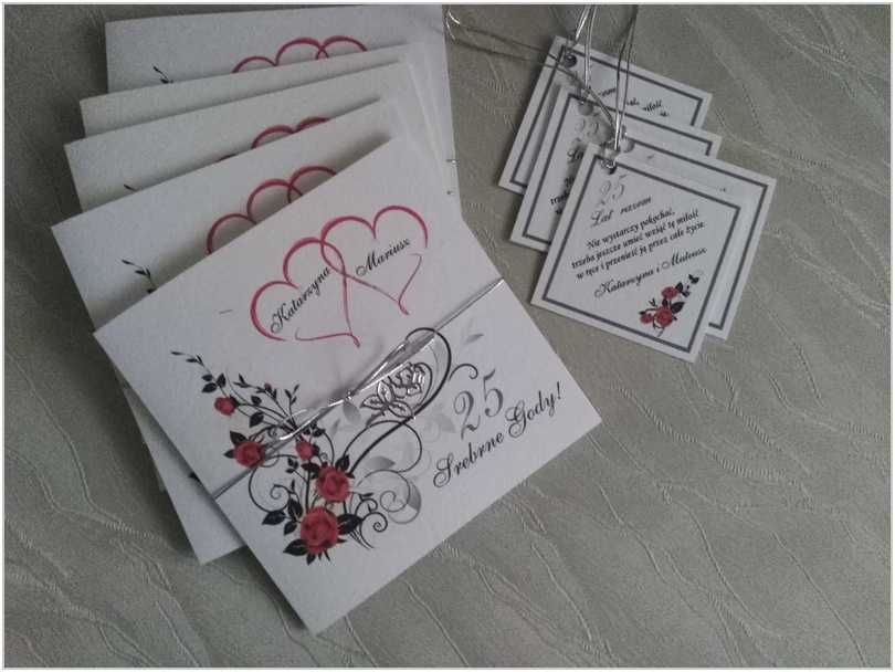 zaproszenie na 50 lecie,25 lecie ślubu
