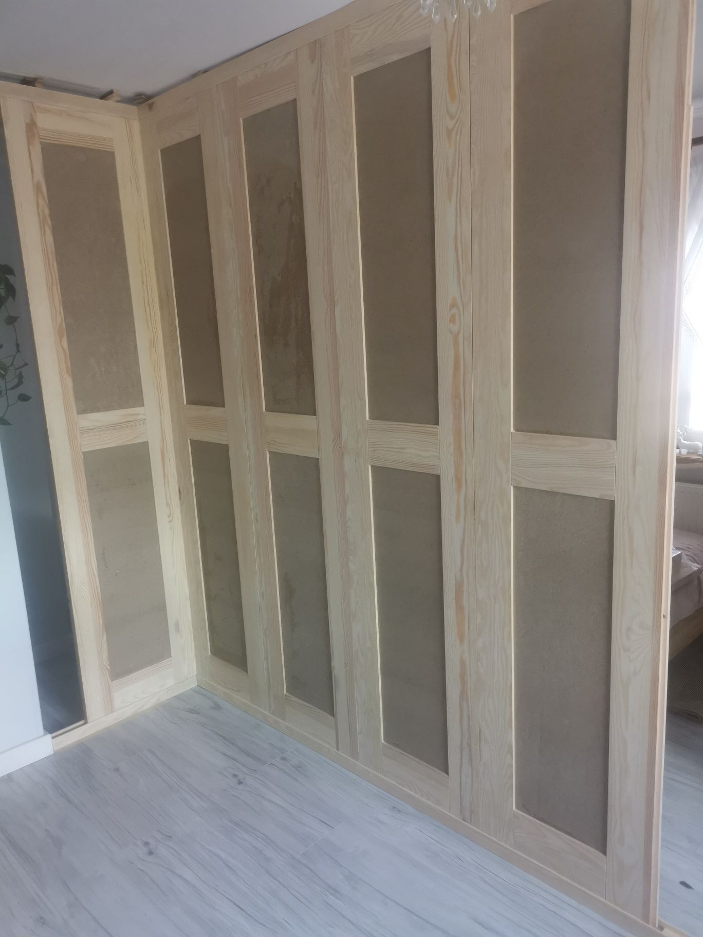 Panel drewniany, parawan