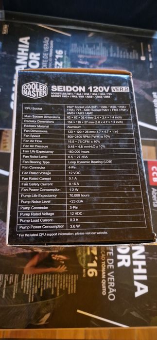 Cooler Master Seidon 120V Ver. 2 (Refrigeração Líquida)