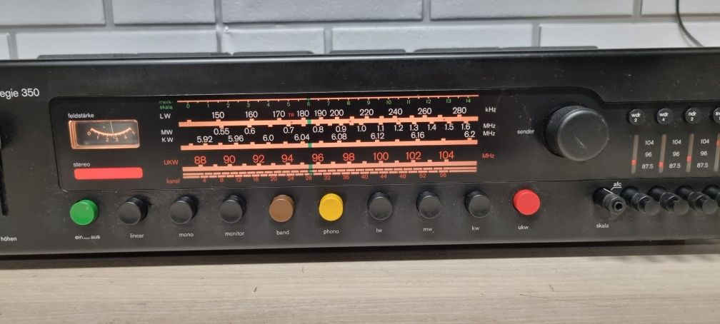 Amplituner BRAUN Regie 350. Hi-fi stereo. Vintage