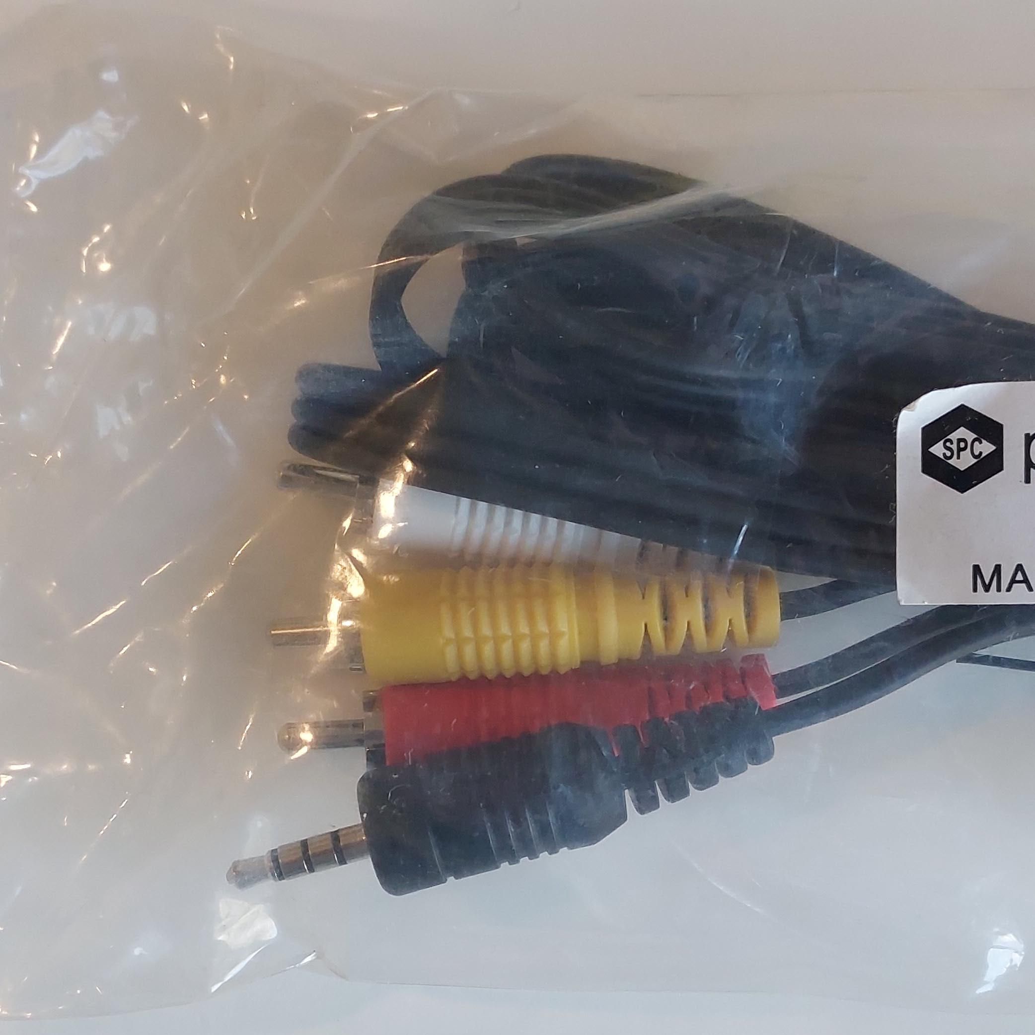 Cabo Jack 3,5 mm a 3 RCA macho