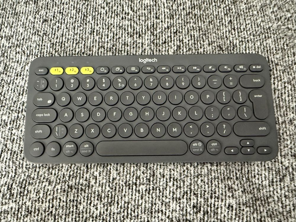 Logitech K380 - klawiatura bezprzewodowa QWERTY Bluetooth SZARY