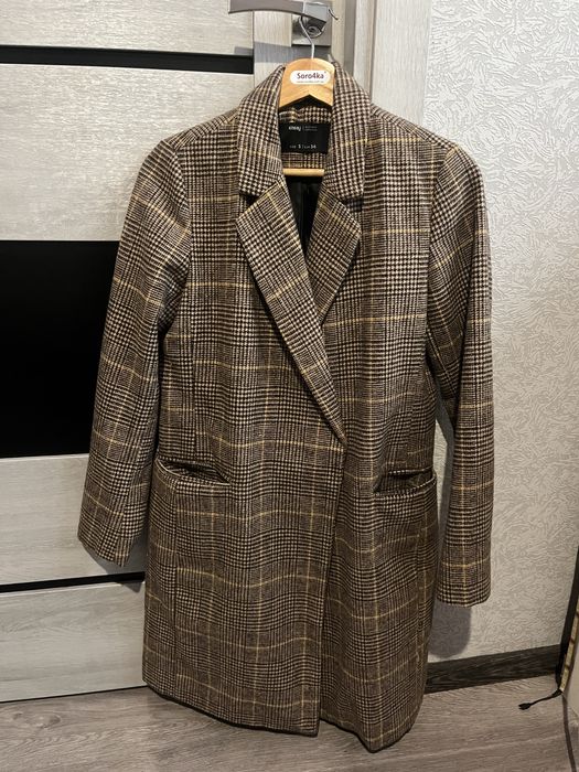 Пальто Sinsay у клітинку