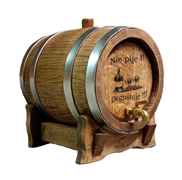 Ekskluzywna Beczka Dębowa 4L - Idealny Prezent na Każdą Okazję
