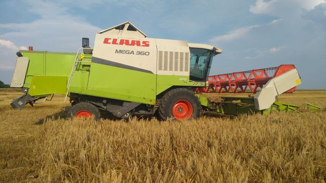 Claas комбайн Послуги по збиранню  зернових