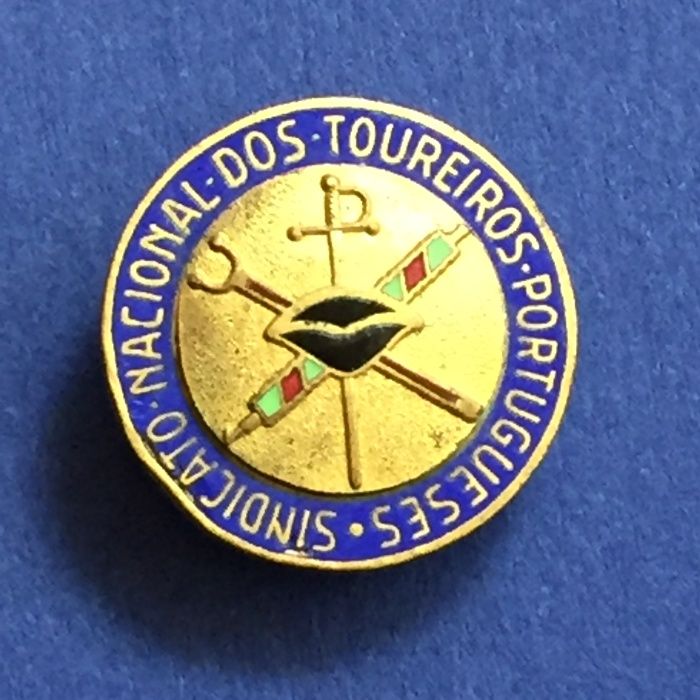 PIN Abotoadeira esmaltado-Sindicato Nacional TOUREIROS Portugueses