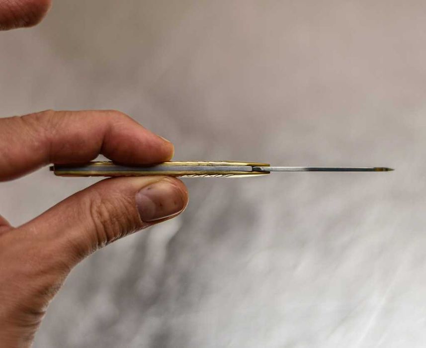 Nóż Scyzoryk Składany Ryba Złota Wędkarski Prezent