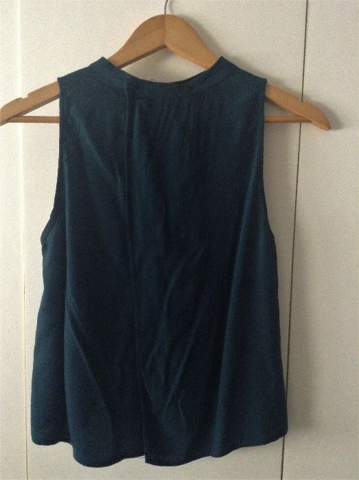 Blusa verde Massimo Dutti