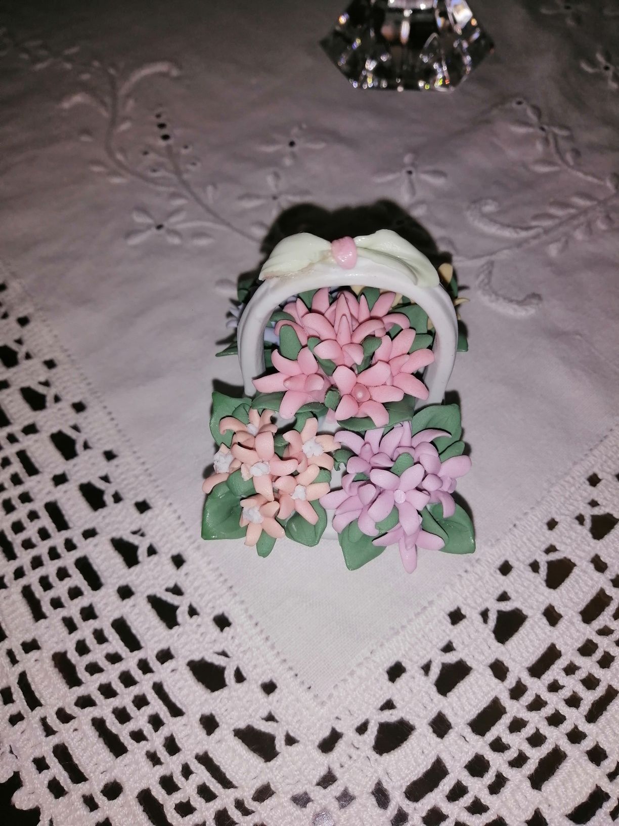 Chávenas variadas+tegelas mil flores+oferta mãe+cesto flores
Chavenas