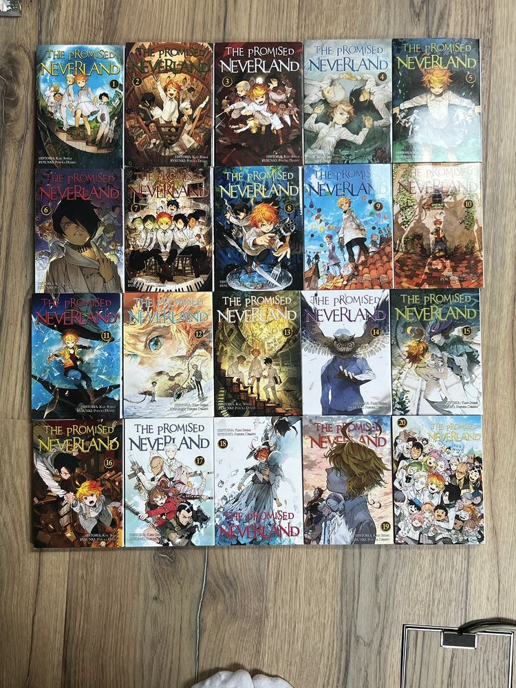 the promised neverland 1-20 KOMPLET