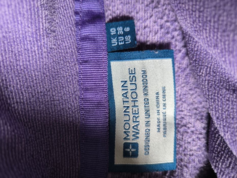 Mountain Warehouse bluza polar golf damski M fioletowy