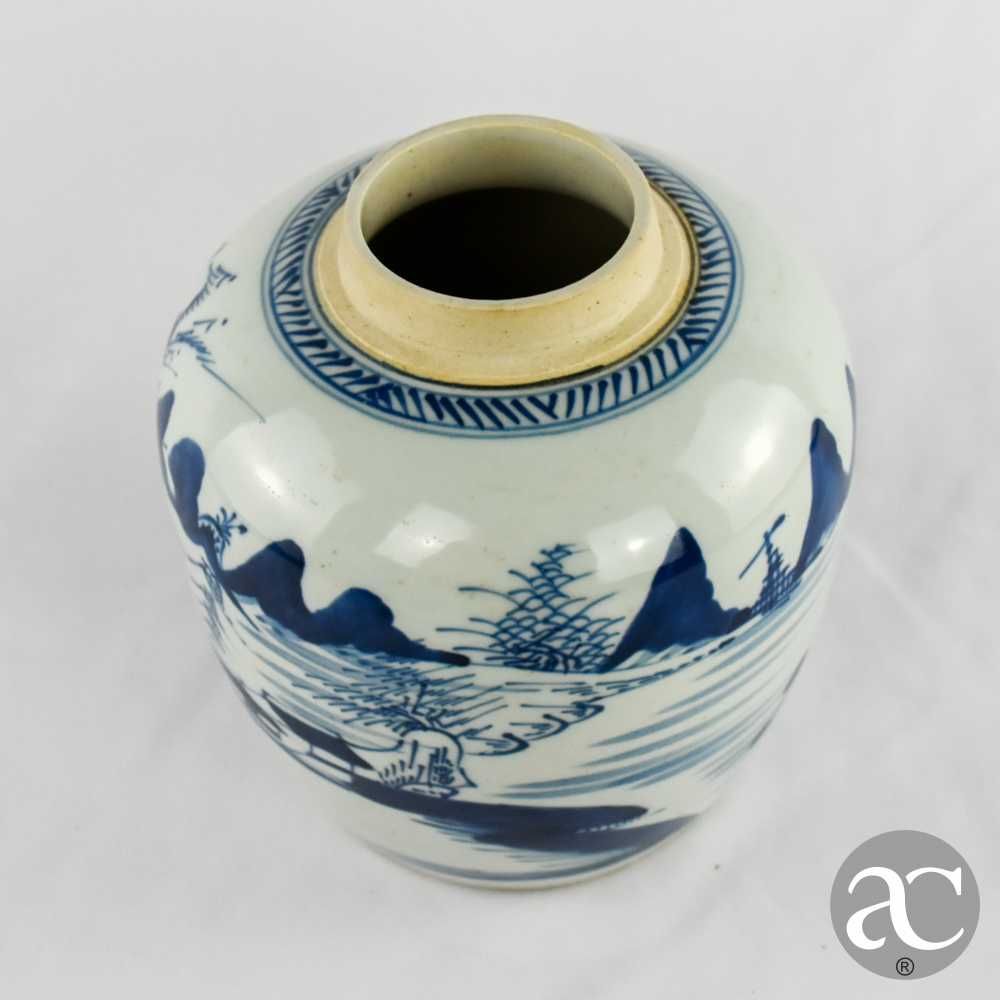 Pote de Gengibre porcelana da China período Qianlong, séc. XVIII