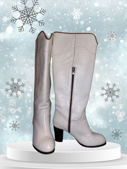 Чоботи шкіряні, натуральні 40 р.