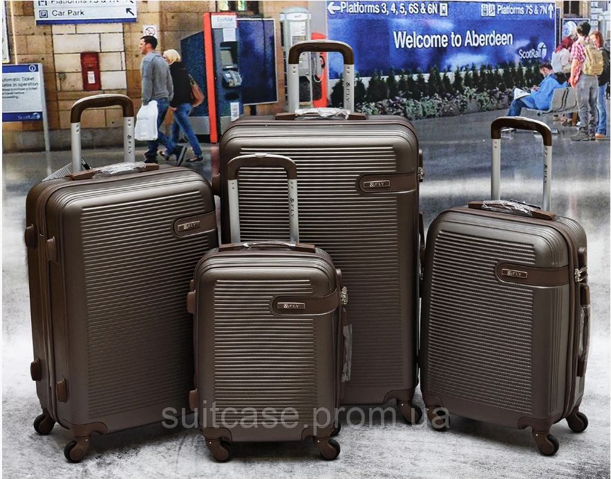 Чемодан ПРОТИВОУДАРНЫЙ валіза Luggage Fly 1101 Польша. от 600 гр