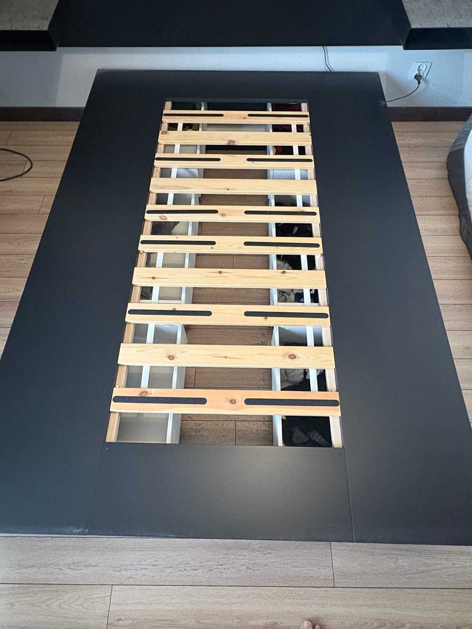 Łóżko IKEA NORDLI 140x200 Komplet Stan BdB